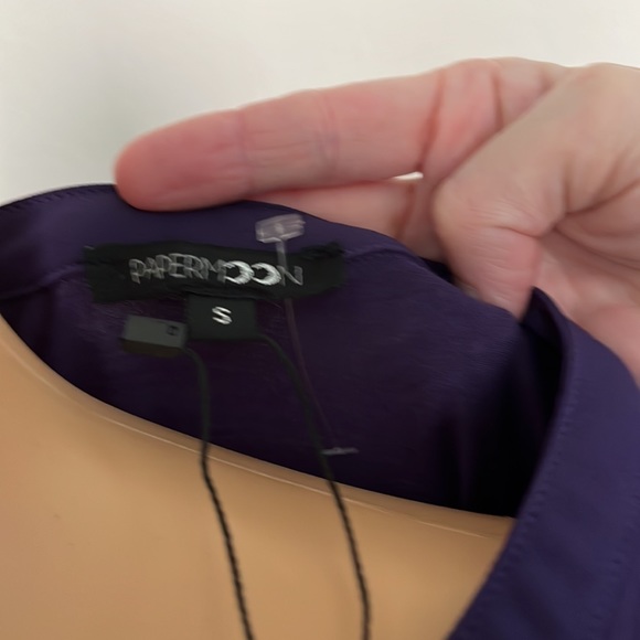 NWT PURPLE sleeveless shell - Picture 4 of 6